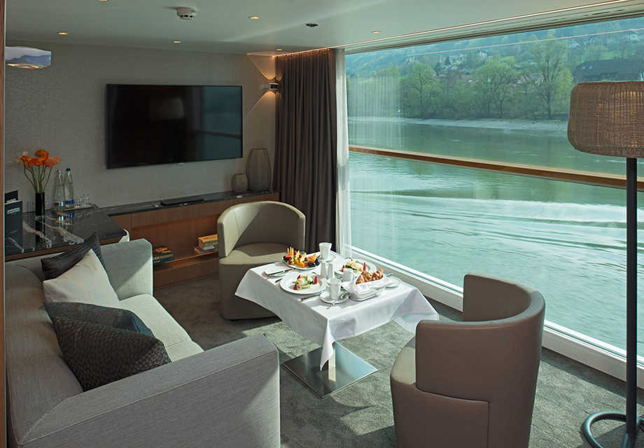 Scenic Opal Royal Balcony Suite Lounge breakfast use